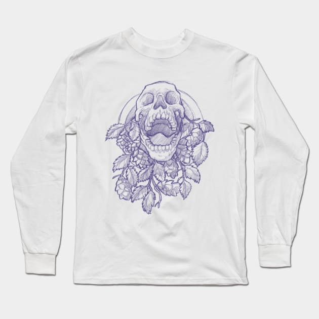 Skull passion Long Sleeve T-Shirt by MetalZebra